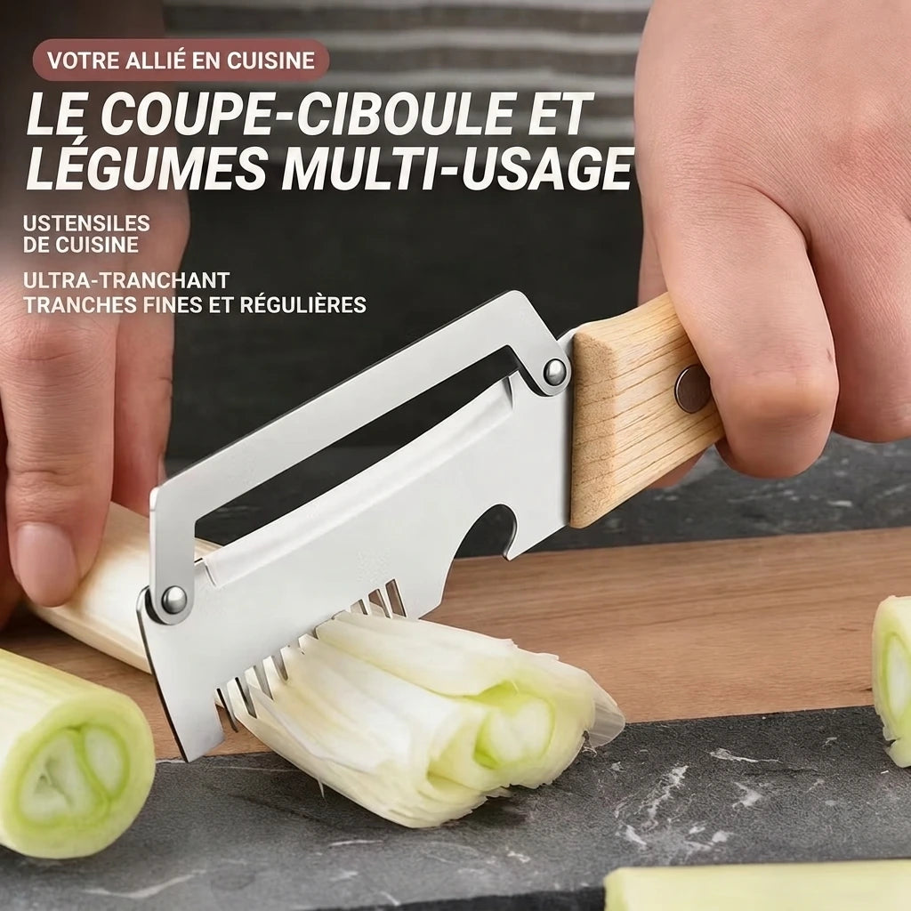 Pack Duo Inox - Éplucheur & Trancheur Multifonction