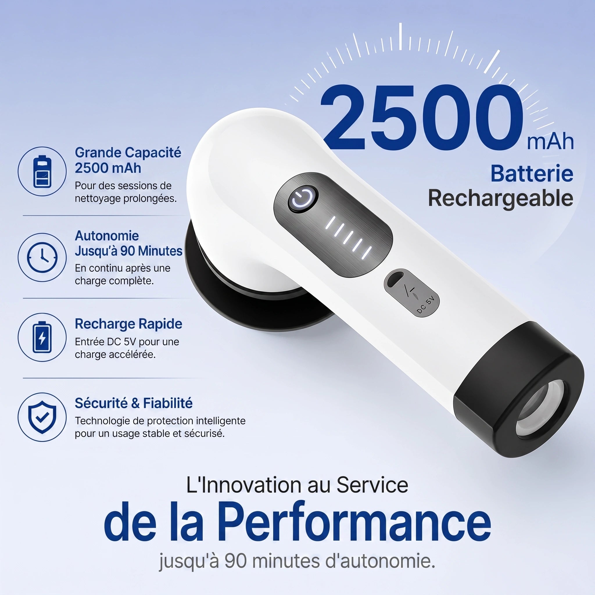 French Table™ – Brosse Électrique Rotative 9 en 1, Rechargeable USB-C