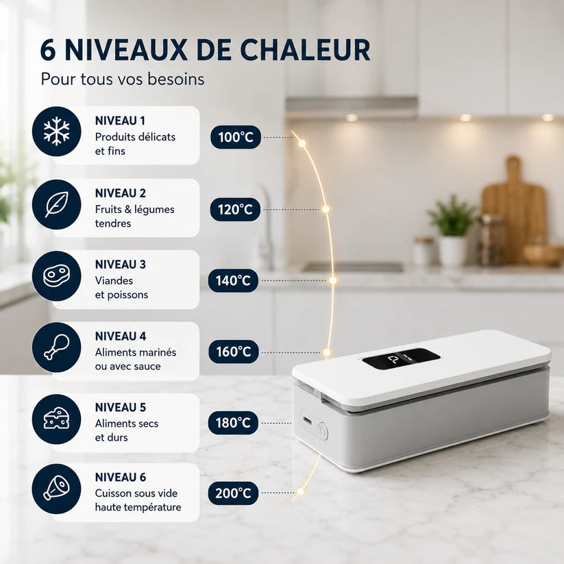 French Table™ – Mini Scelleur & Coupe-Sac 2-en-1